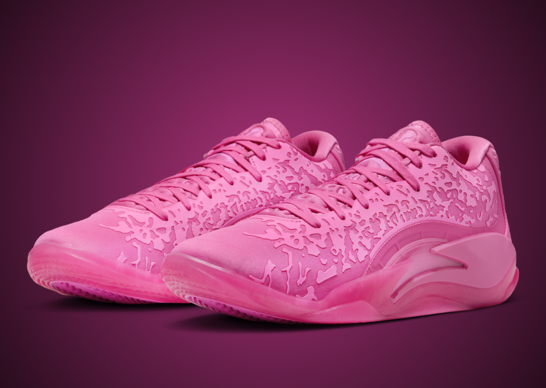 Jordan Zion 3 Pink Lotus Angle