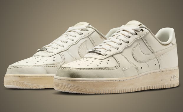 The .SWOOSH x Nike Air Force 1 Low Dirty Triple White Releases May 2025