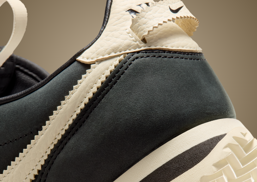 SWDC x Nike Cortez Black (W) - Heel Detail