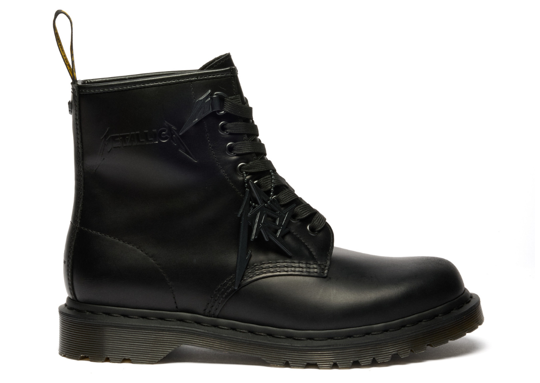 Metallica x Dr. Martens 1460 8-Eye Smooth Leather Boot Black - Lateral