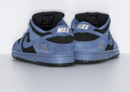 Supreme x Nike SB Dunk Low Ocean Fog Heel Angle