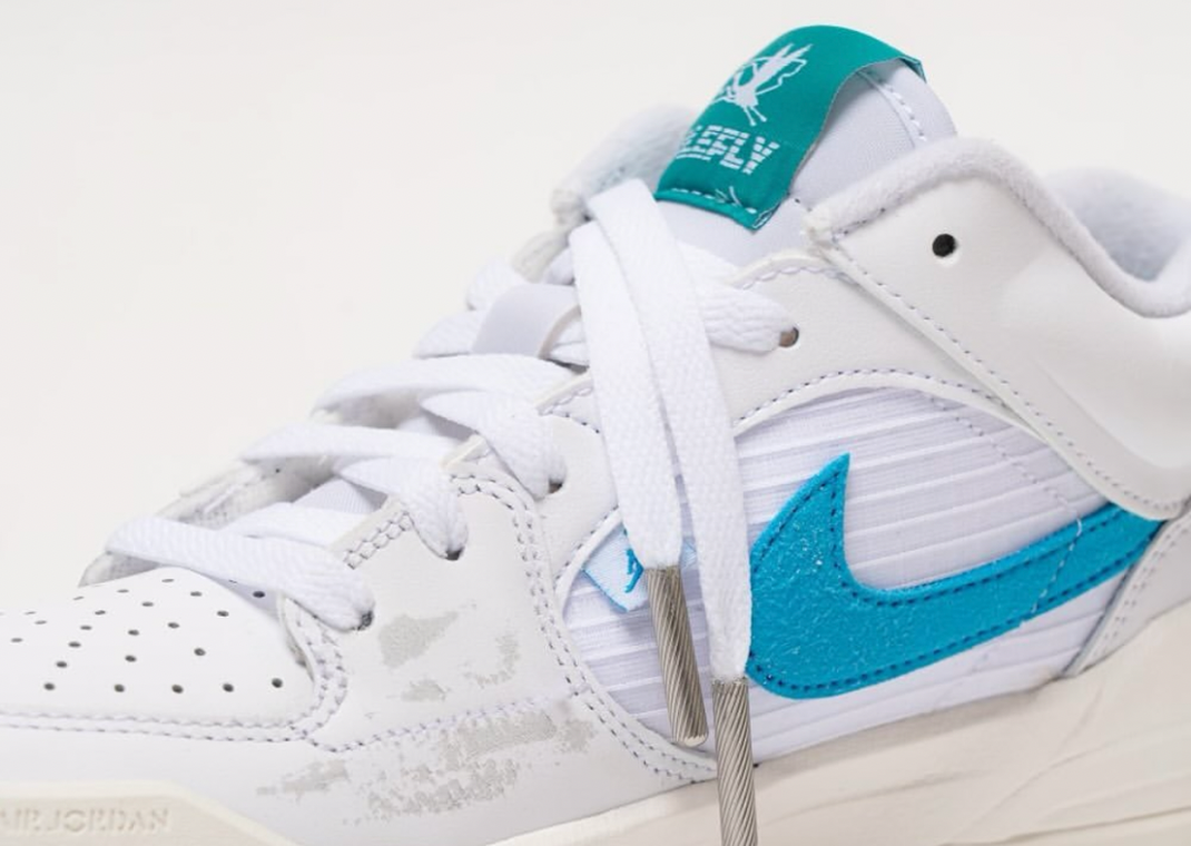 SoleFly x Jordan Stadium 90 Formula 1 Miami White Blue Tongue