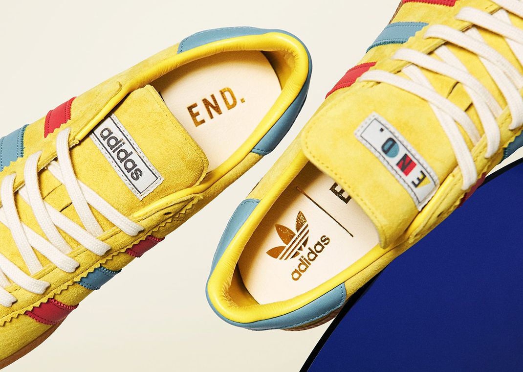 THE END END. X Adidas ZX9000 'Kiln' (Dust Blue, Sand & Light Brown