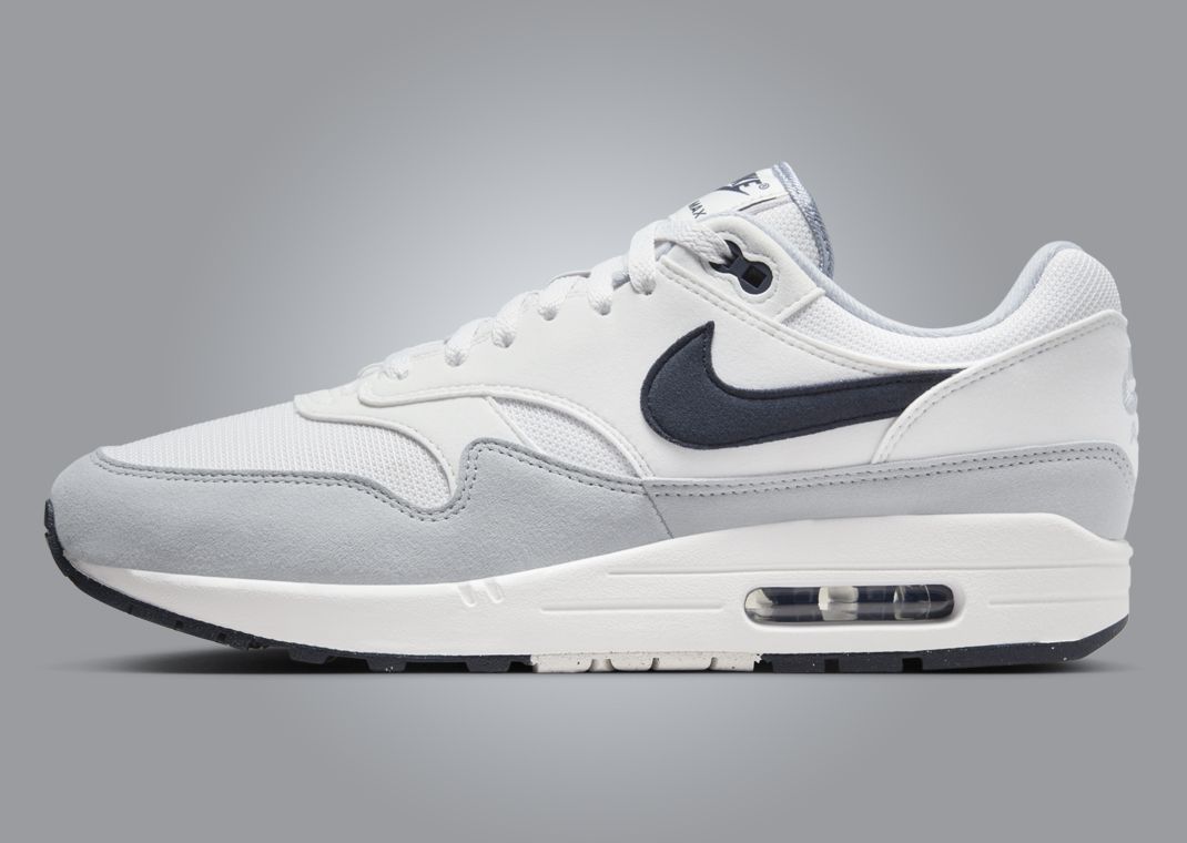 Nike Air Max 1 Platinum Tint Dark Obsidian Lateral