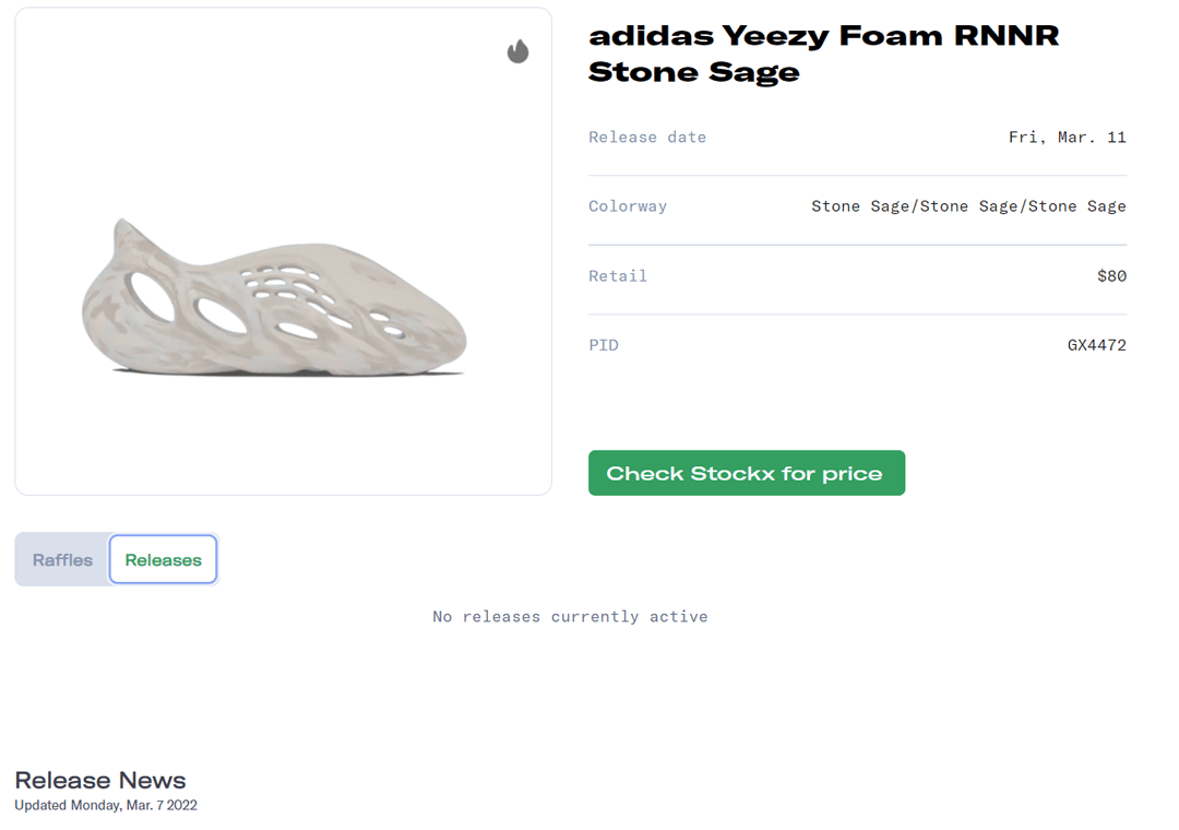 adidas Yeezy Foam RNNR "Stone Sage" Release Guide