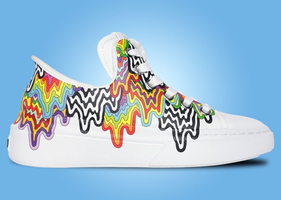 Snoop Dogg x Jen Stark x Skechers Snoop One White Lateral