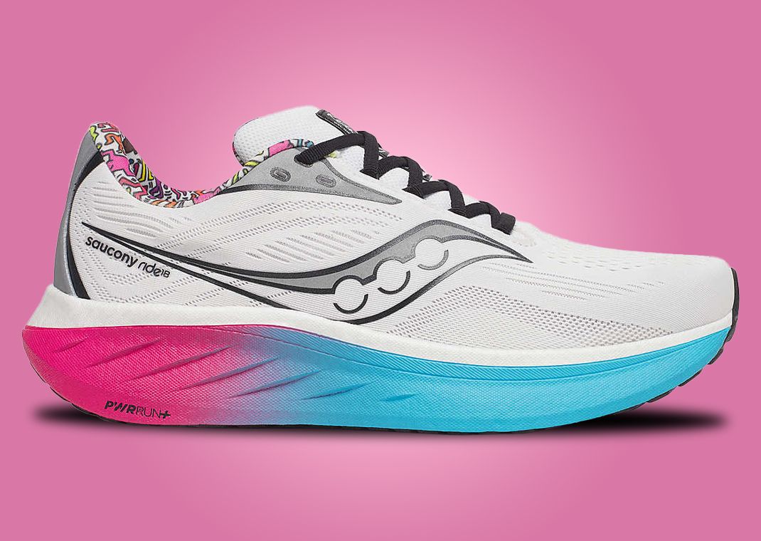 Keith Haring x Saucony Ride 18 Lateral