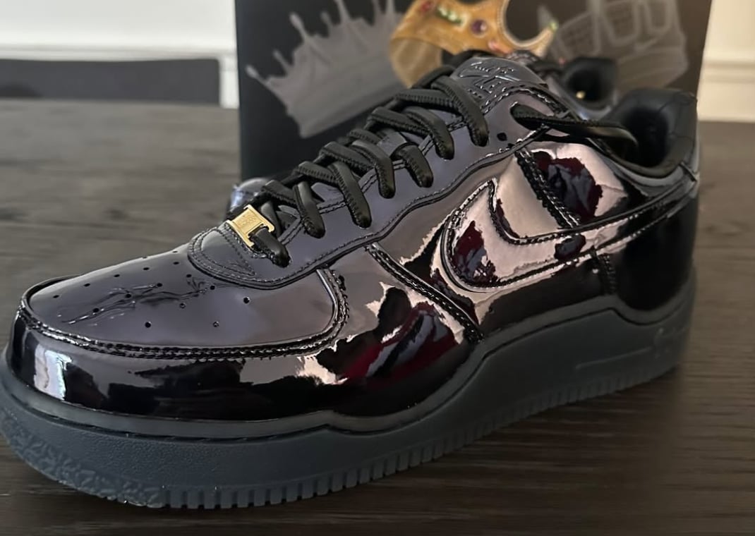 Nike Air Force 1 Low LBJ Black Metallic Gold