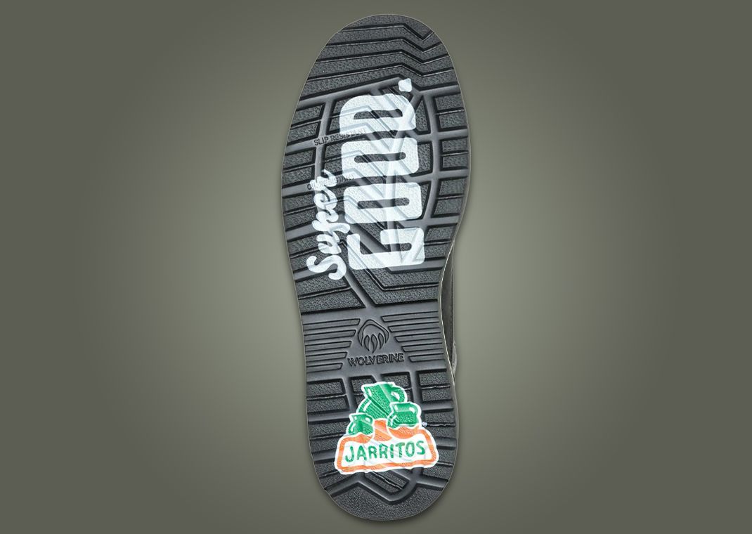 Jarritos x Wolverine Trade Wedge Boot Live With Flavor Outsole