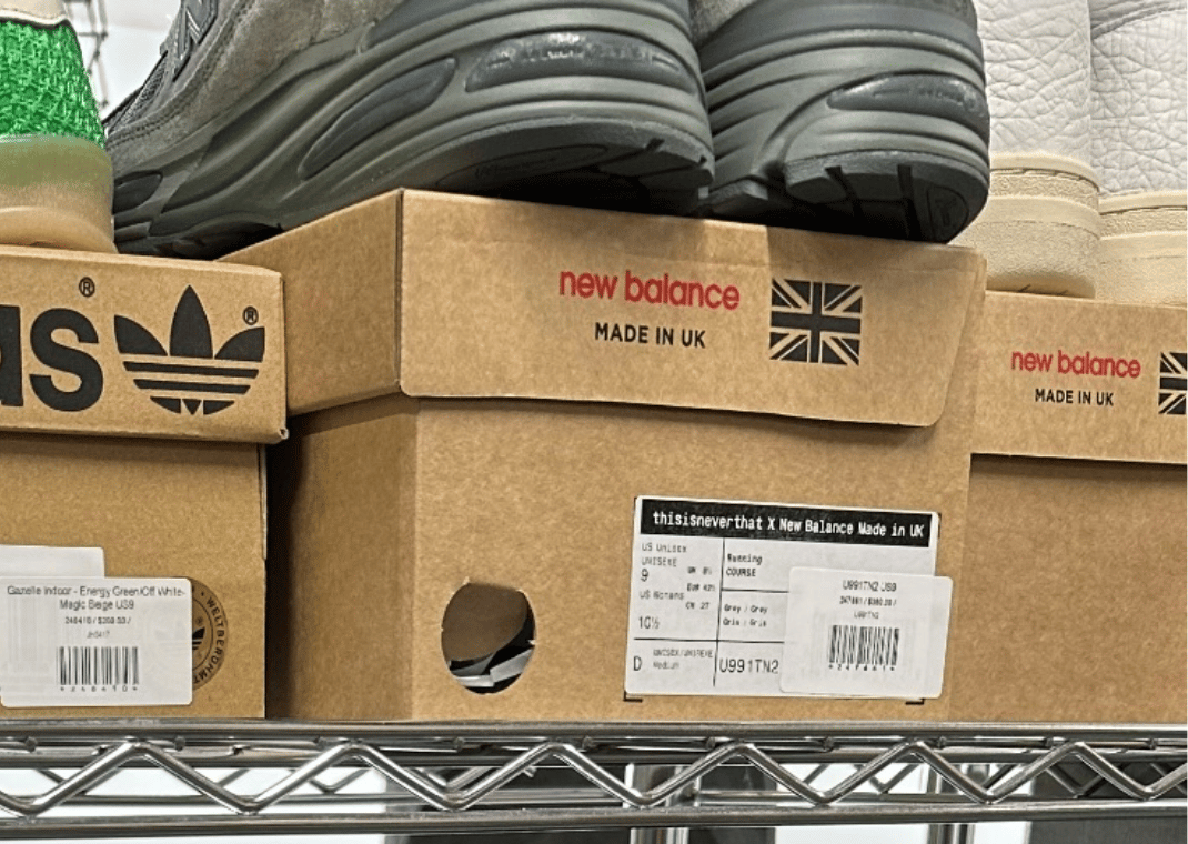 thisisneverthat x New Balance 991v2 Made in UK