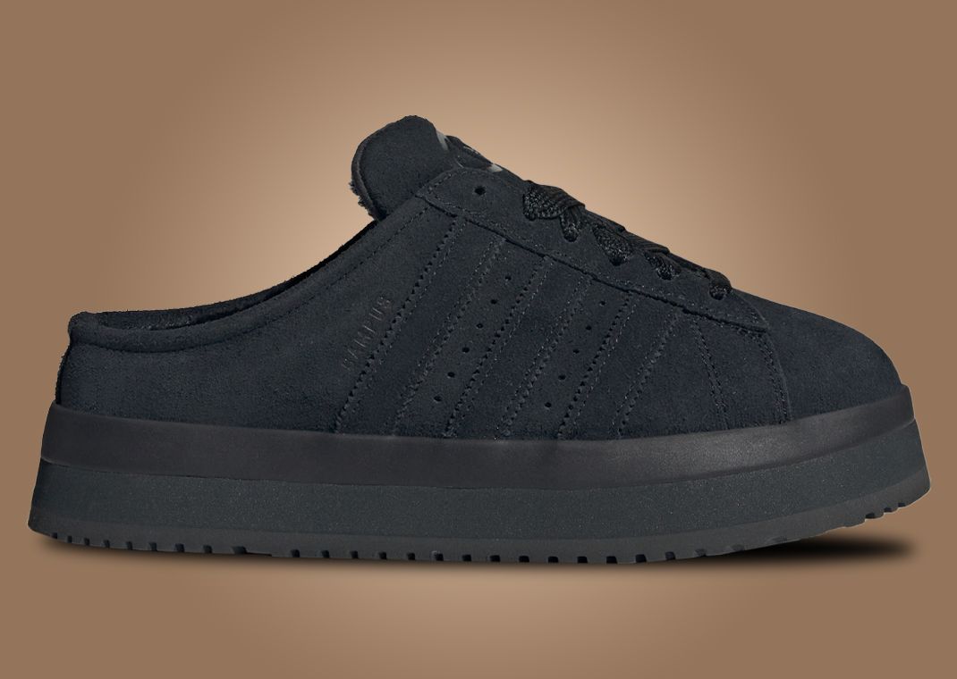adidas Campus 00s Winter Low Triple Black (W) - Lateral