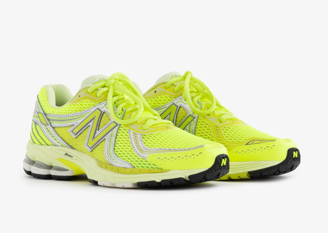 Aime Leon Dore x New Balance 860v2 Yellow Angle