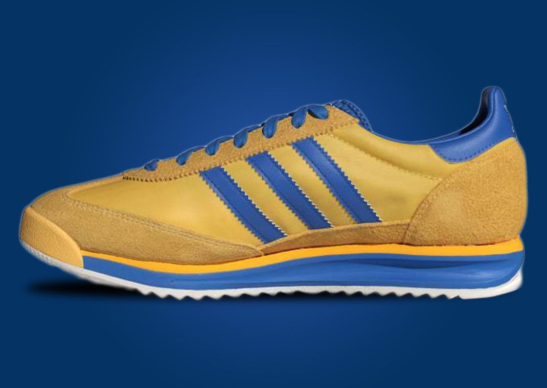 adidas SL 72 Utility Yellow Bright Royal Medial