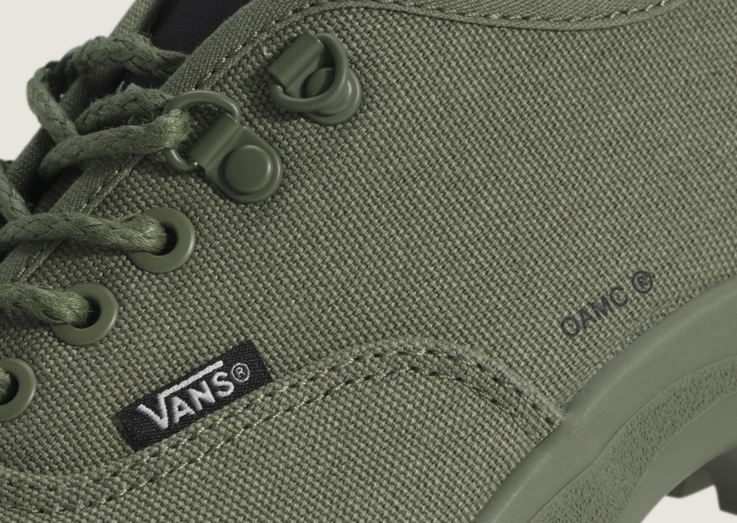 OAMC x Vans OTW Authentic Oxford Olive - Detail