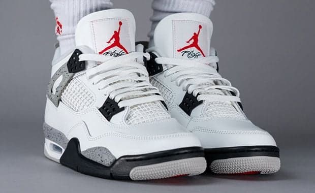 Air Jordan 4 Retro White Cement