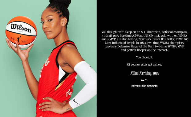 A'ja Wilson's Nike Sneaker Announcement