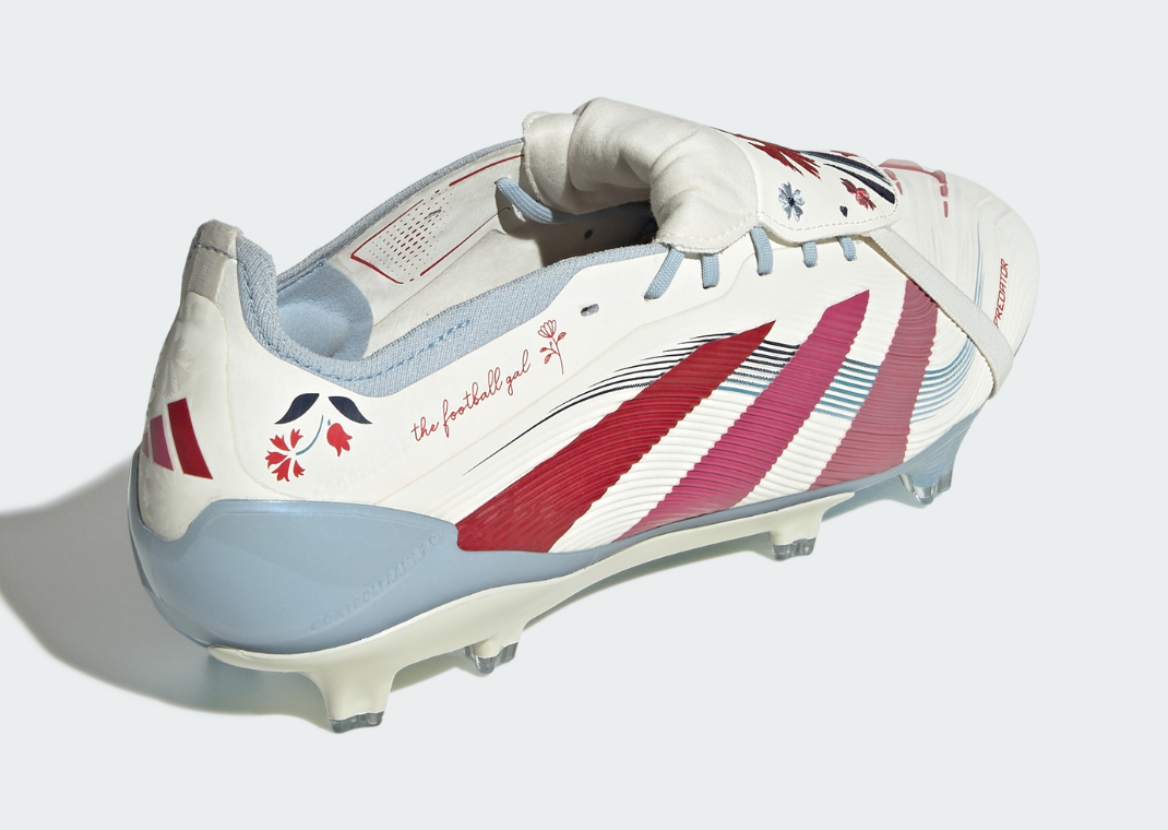 The Football Gal x adidas Predator Elite Fold-Over Tongue Heel Angle