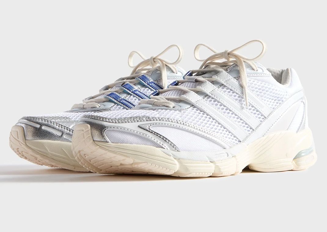 Kith x adidas Supernova Cushion 7 White Silver Angle