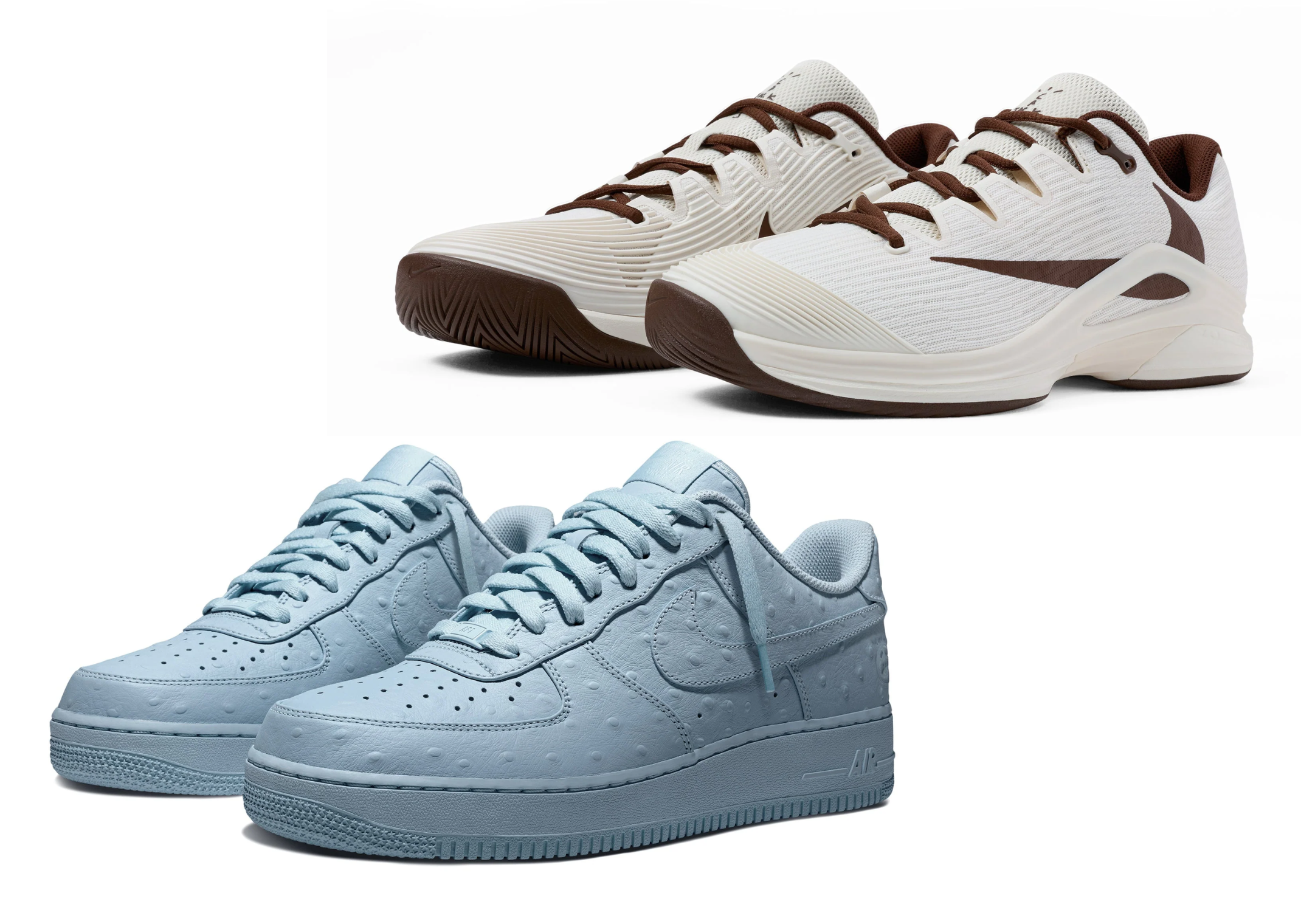 Travis Scott x Nike Air Force 1 Low and Zoom Vapor 12