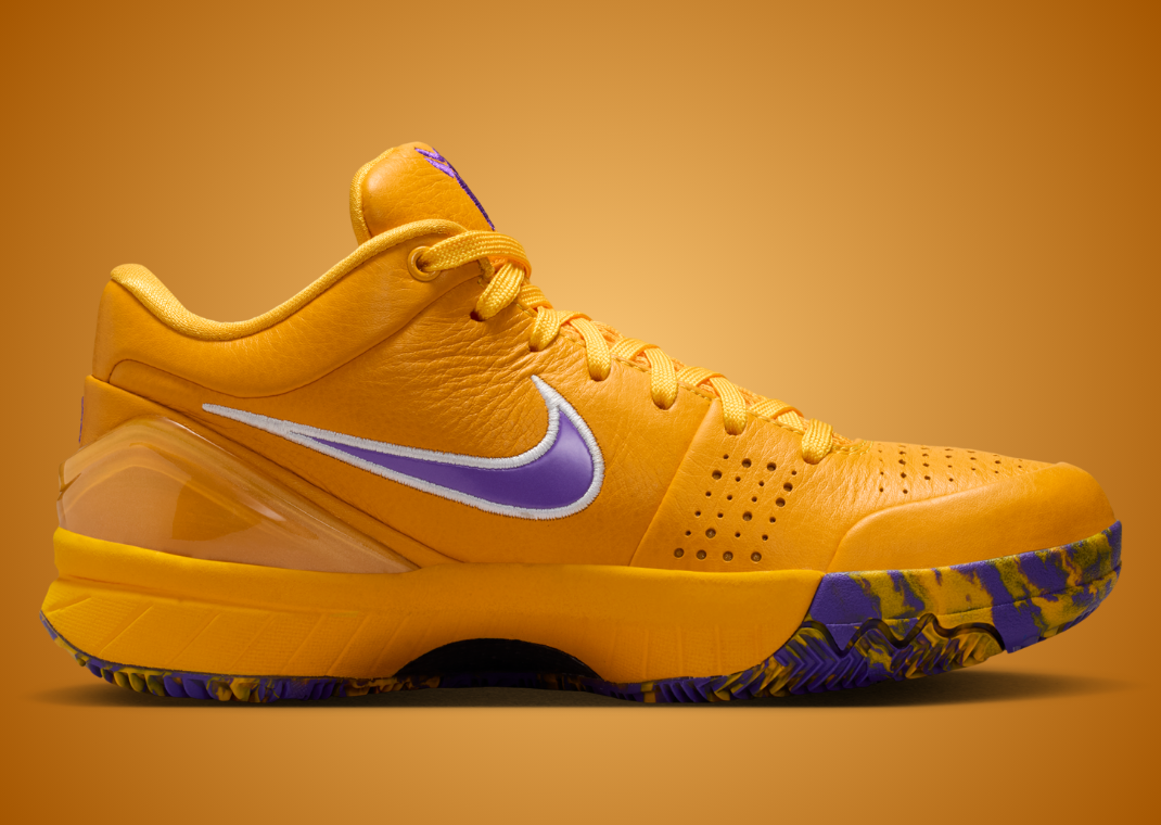 Nike Kobe 4 Protro Lakers GS - Medial