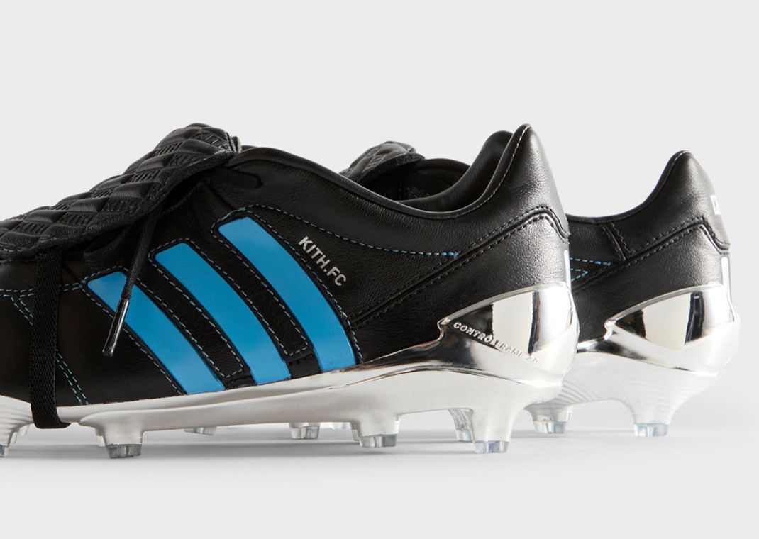 Kith x adidas Predator Mania Cleat Black Blue Detail