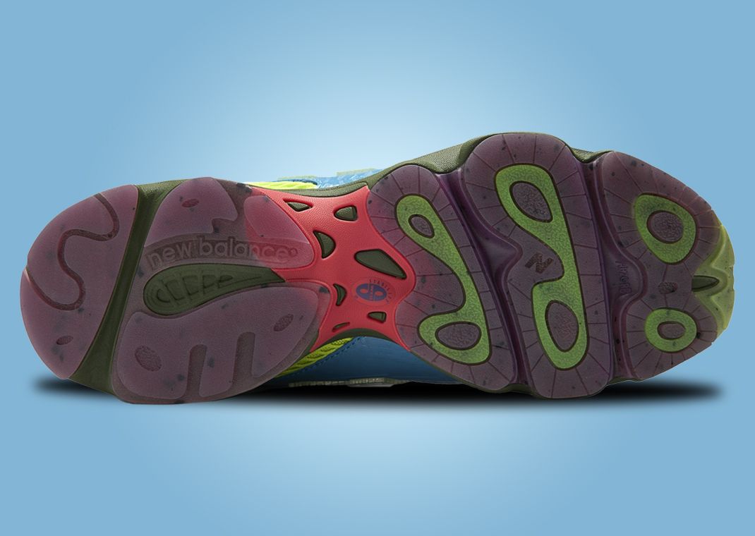 Salehe Bembury x New Balance 1000 Fog Be The Cloud Outsole