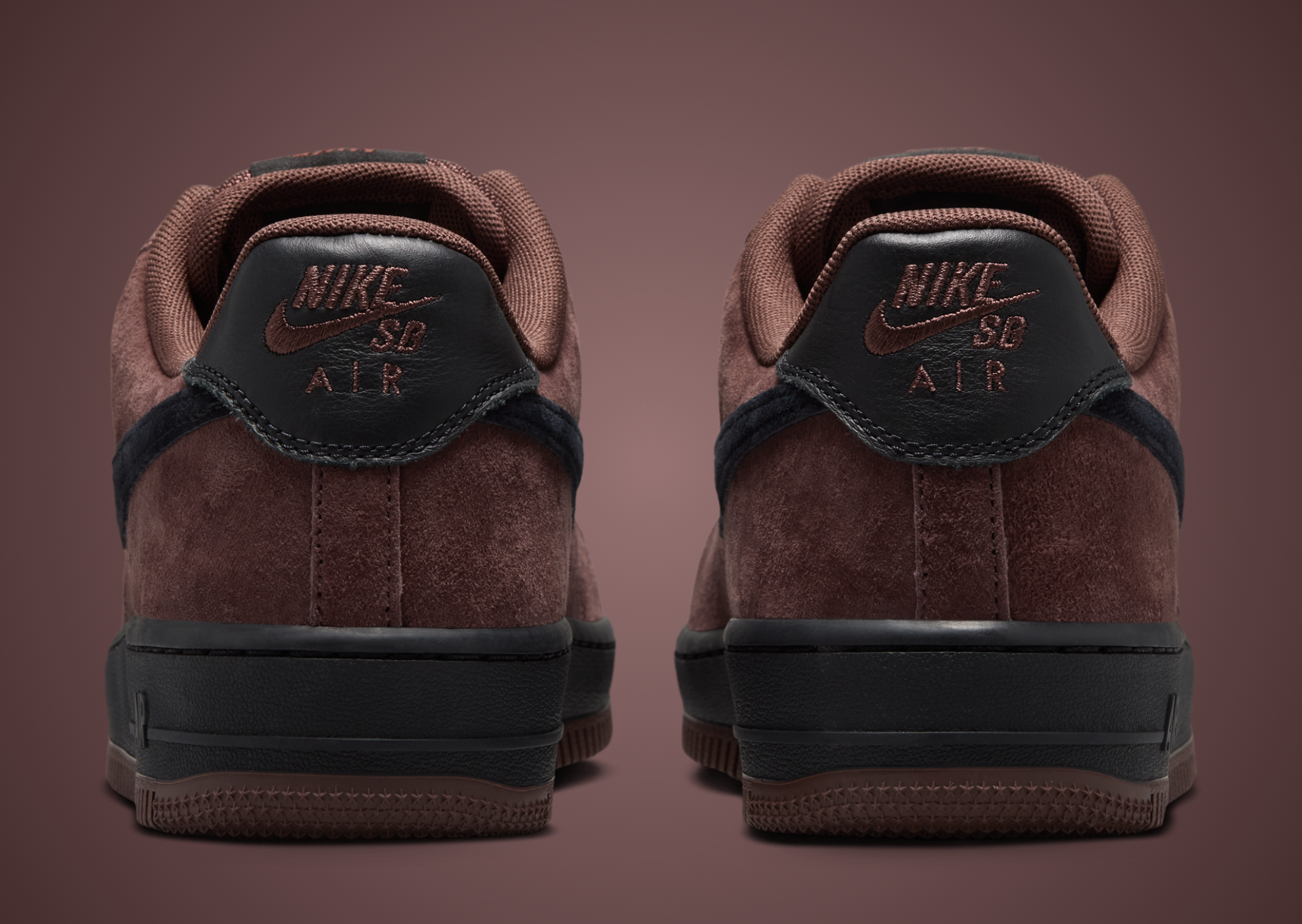 Nike SB Air Force 1 Low Light Chocolate - Back
