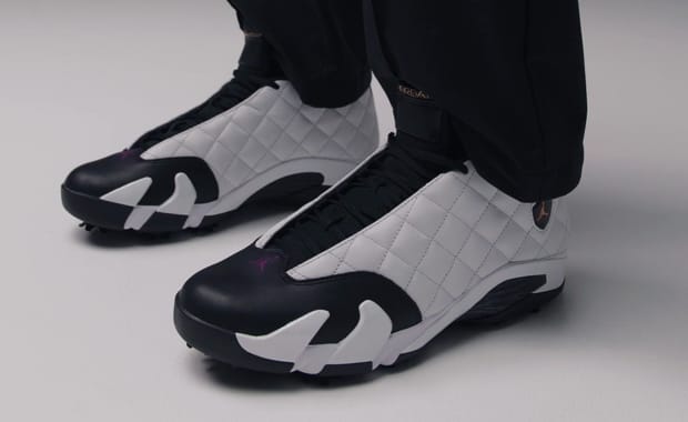 The Latest Golf Ready Air Jordan 14 is a Quilted Bordeaux Beauty