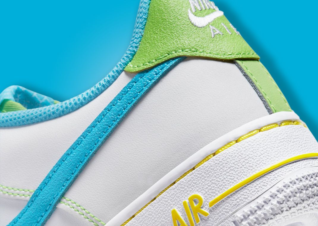 air force 1 07 trainers white photo blue poison green