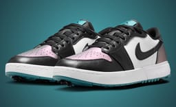 The Air Jordan 1 Low Golf Chameleon Stands Out On The Green