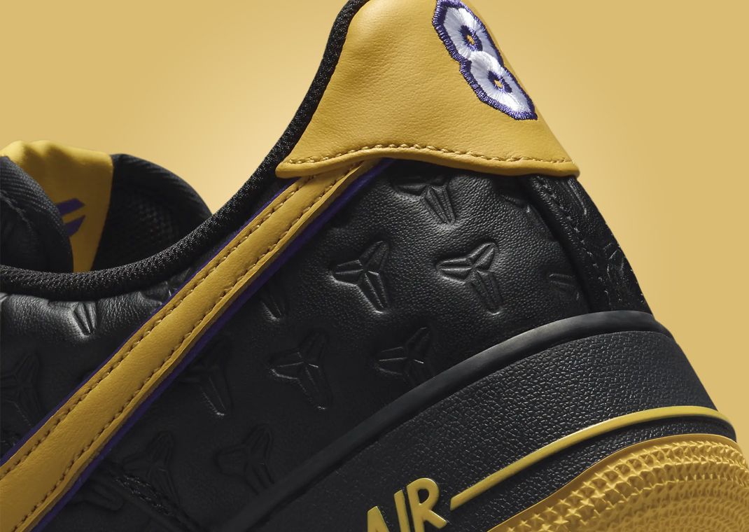 The Kobe Bryant x Nike Air Force 1 Low Black Releases