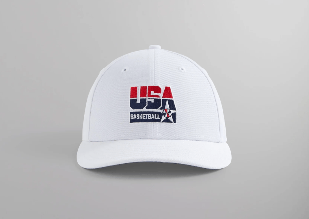 Kith & New Era for USA Basketball 59FIFTY Low Profile Fitted Cap White