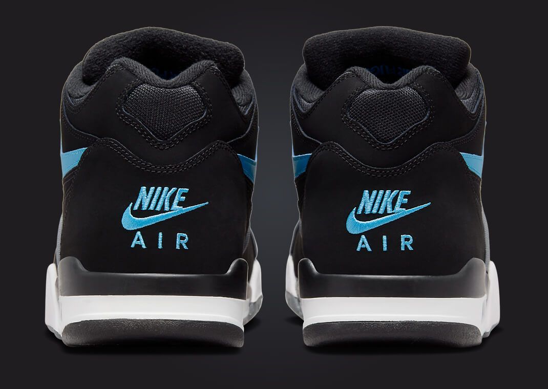 Nike Air Flight 89 Black Noise Aqua Back