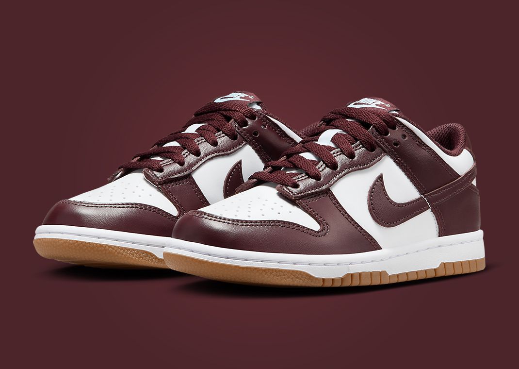 Nike Dunk Low Burgundy Crush Gum (GS)