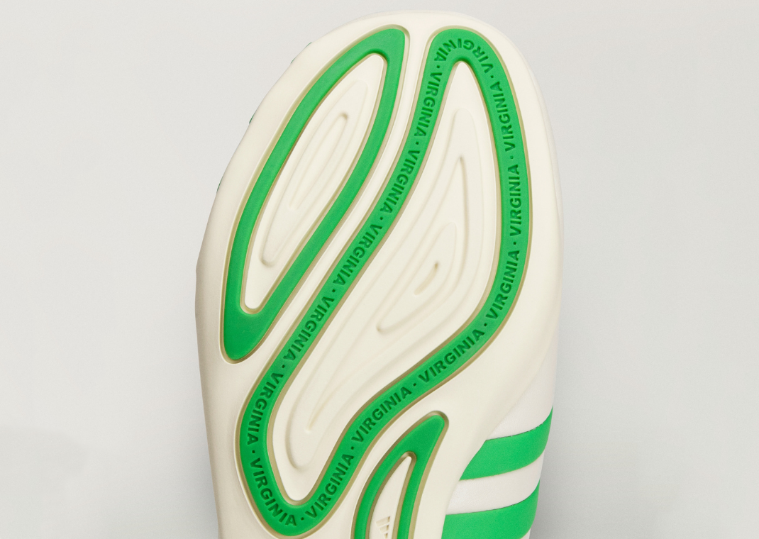 Pharrell Williams x adidas Vario Flat Earther Cream Green - Bottom