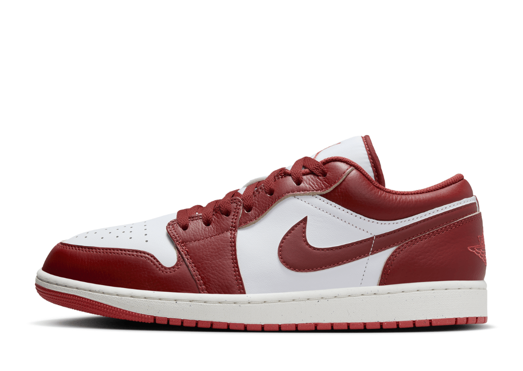 Air Jordan 1 Low SE White Dune Red Lateral