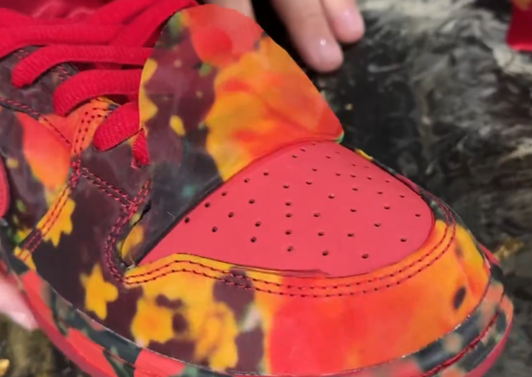 Second layer of The Wizard of Oz x Nike SB Dunk Low