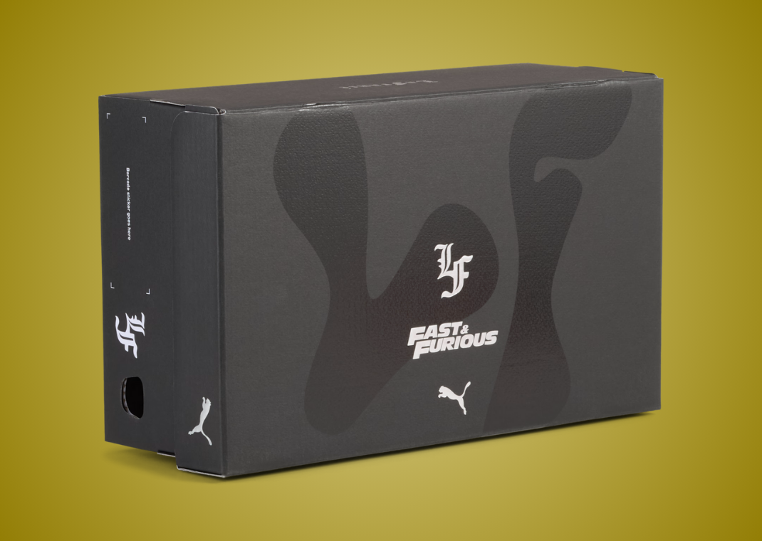 Fast & Furious x Puma LaFrance RNR Dom Toretto Packaging