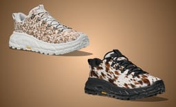 The Hoka Tor Summit+ is Joining the Cow Print Sneaker Trend
