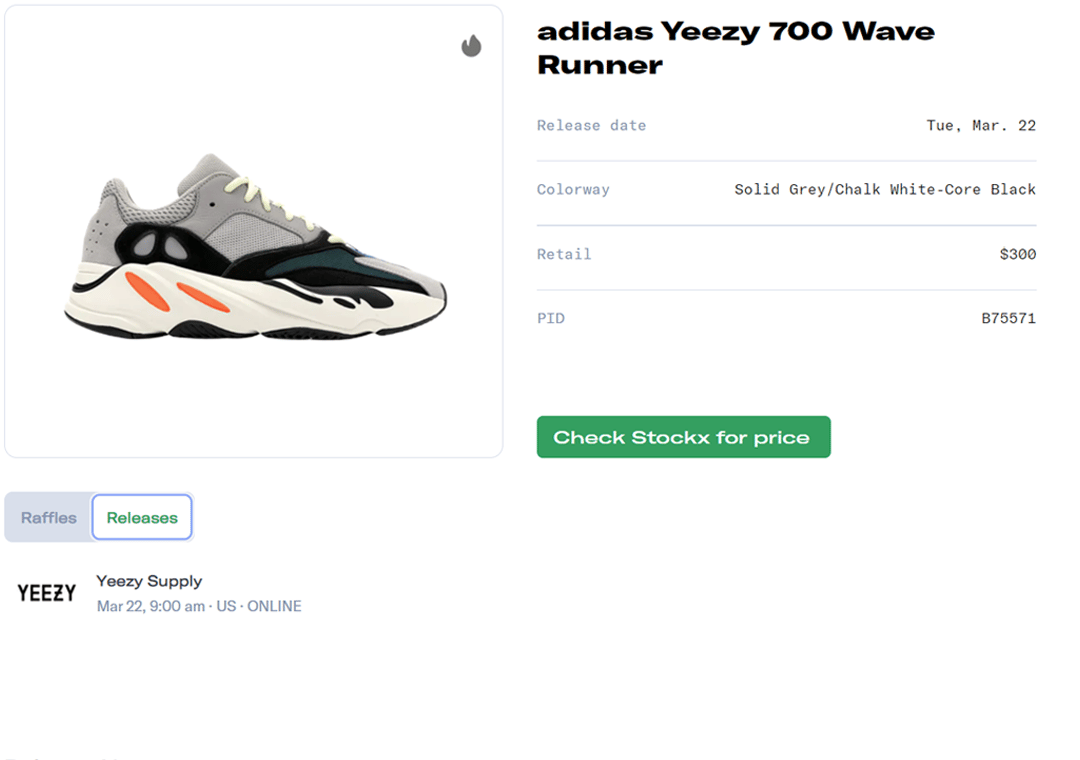 Where To Buy The adidas Yeezy 700 Wave Runner