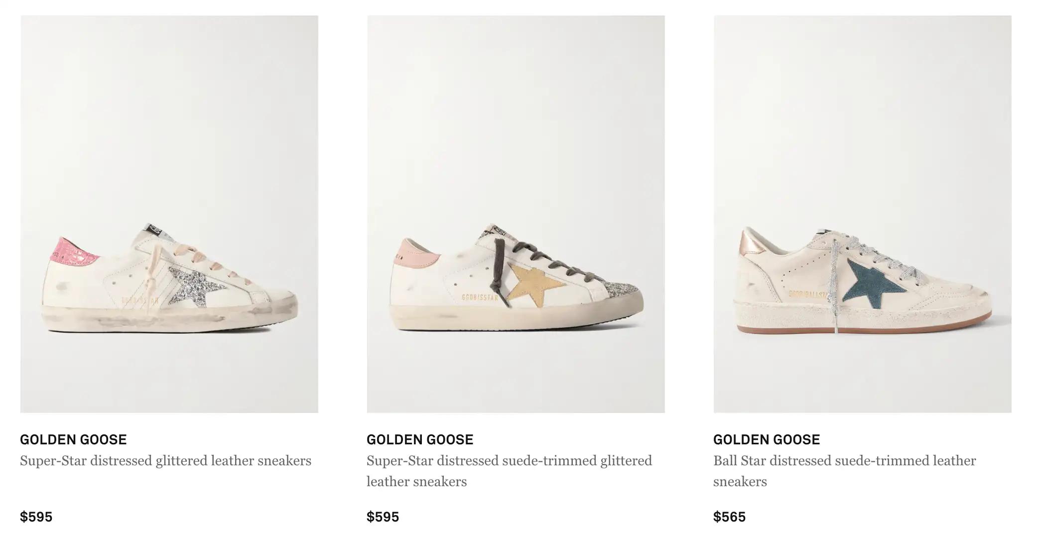 Golden Goose Sneakers for Sale at Net A Porter