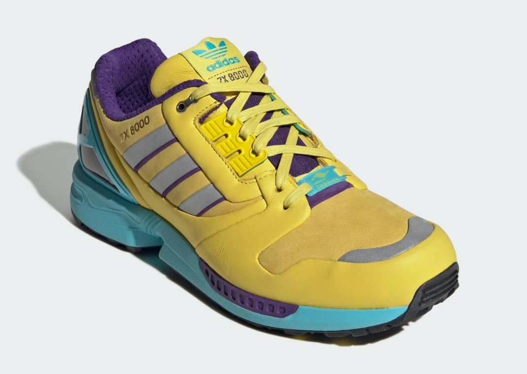 adidas ZX 8000 JC & MT Consortium Yellow - Angle