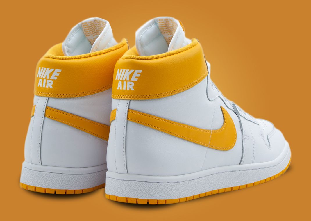 nike air force 1 high white university gold