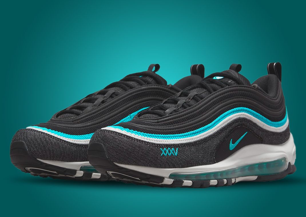 Teal air max 97 on sale