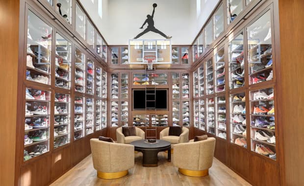 $23.5 Million Home Comes With Over 290 Air Jordans and a Sneaker Display Room