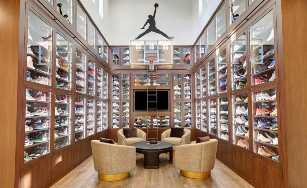 $300,000 sneaker display room