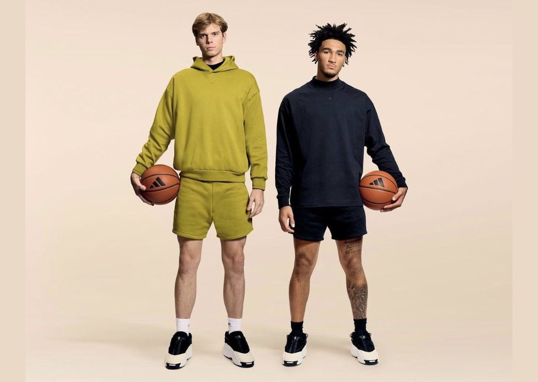 Gradey Dick (left) and Jalen Hood-Schifino (right) Posing in an adidas Ad Campaign. (Image via adidas)