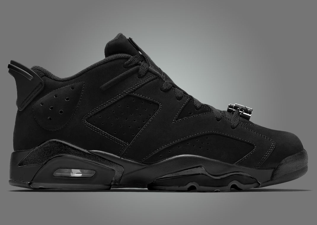 Nike Air Jordan 6 Retro Low 希少　BLACK The Women's Air Jordan 6 Retro Low Blackout Releases Spring 2026