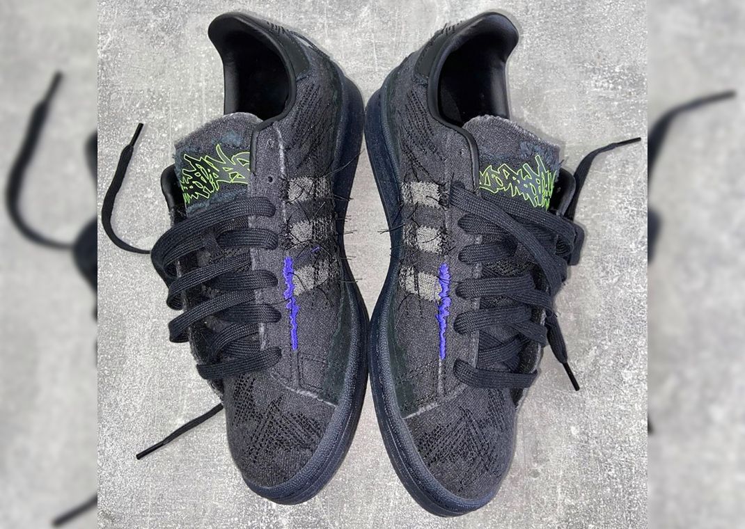 【新品未使用】adidas Campus 80s（25.5）（Black）替紐付 Campus adidas CAMPUS 80S アディダス キャンパス メンズ
