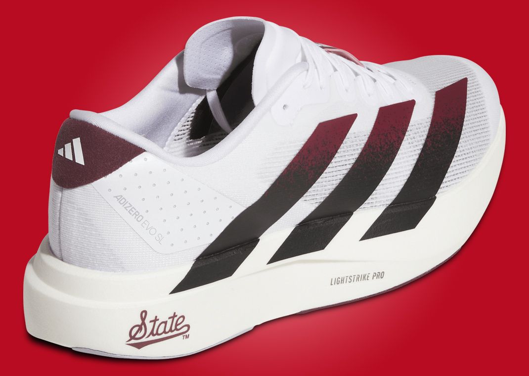 adidas Adizero Evo SL Hail State Heel Angle